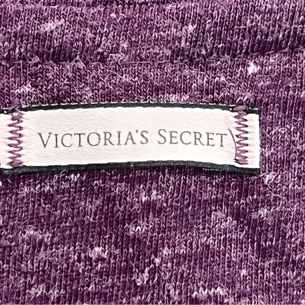 Victoria's Secret 2 Piece Pajama Plum Plaid Pants‎ Light Plum Top Women's XS